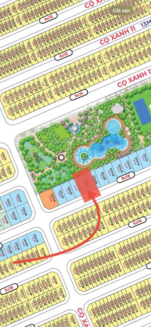 bán biệt thự pk cọ xanh 162m2 đông nam giá 21,8 tỷ bp, sẵn sổ, công viên, sát chung cư sầm uất.