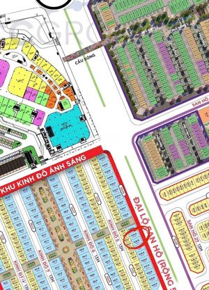 cắt lỗ biệt thự song lập trục đại lộ san hô 51m, diện tích 150m2 giá bán 28,7 tỷ bp, sãn sổ