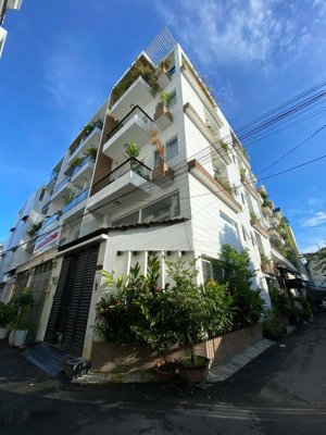 bán gấp! căn góc 2 hẻm 6m - quang trung - 5 tầng ( 5,5 x 13) - nhà mới !