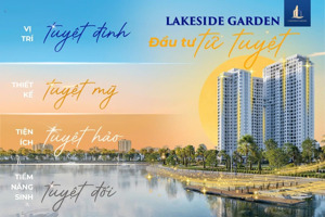 bán chung cư lakeside garden hải phòng - giá chỉ từ 2,x tỷ đã sở hữu căn hộ chuẩn nhật trung tâm hp