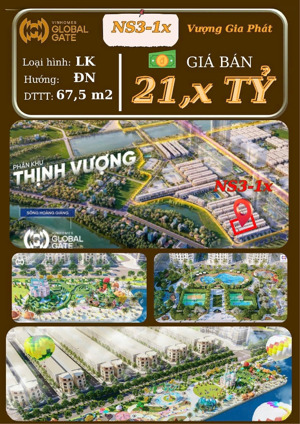 bán căn liền kề 67,5m xây dựng 5 tầng mặt tiền 5 m khu thịnh vượng hướng đn gần 2 tòa chung cư