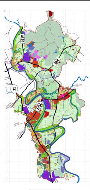 đất nền bắc ninh 2.335m mặt đường lớn 36m, lô góc, giá đầu tư 7,6 tỷ