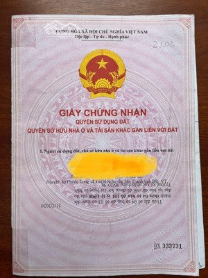 nhà tân hoà quốc lộ 51 thành phố phú mỹ diện tích 56m2, 2 phòng ngủ