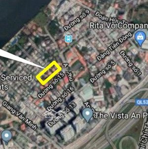 khuôn đất siêu vị trí - 6 biệt thự đơn lập đường số 15, an phú quận 2, dt 3295m2, giá ~160triệu/m2