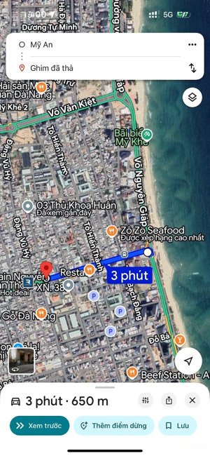 bán đất mặt tiền thủ khoa huân cách nguyễn văn thoại chỉ 20m