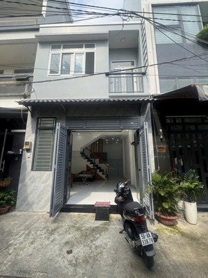 nhà đẹp 1 trệt 1 lầu, hẻm ô tô đường vườn lài, tân quý, sổ sẵn, ht ngân hàng, lh hoàng