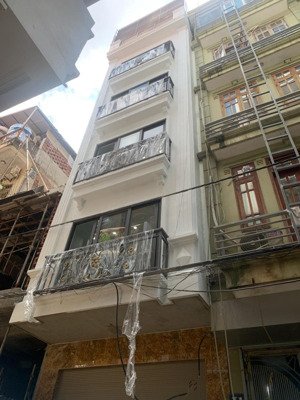 bán nhà phân lô xây mới thang máy phố hoàng quốc việt, ô tô 31/35m, 7t thang máy. 