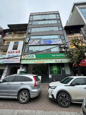 mặt phố khúc thừa dụ - 180m - 6 tầng - mặt tiền 8m - vỉa hè đá bóng - dòng tiền 200tr/tháng