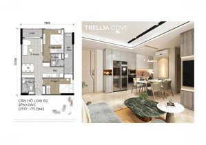 mua căn hộ mizuki trellia cove giá gốc cđt ưu đãi khủng, booking 30 triệu chọn căn đẹp