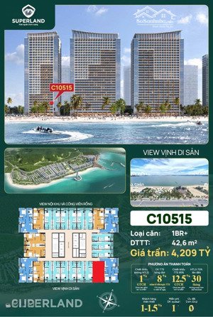 bán 2pn full nội thất tại sun centro town, bãi cháy, hạ long, 3,55 tỷ, 47m2