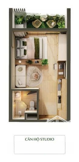 bán căn studio tầng cao giá full 1,8 tỷ mới thanh toán 25%. hàng hot tại eco retreat