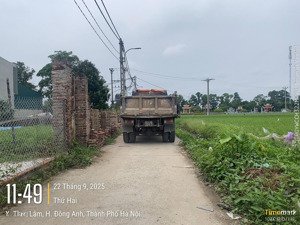 bìa làng biểu khê - thư lâm, chỉ 100m2 đường thông ô tô. quy hoạch mở đường rộng 14m, khuân viên