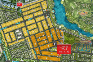 hàng đầu tư giá tốt - 165m2 mặt tiền ngang 7m - giá chỉ 3,7 tỷ giáp với regal villa của đất xanh