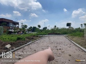 view cổng trường học, đấu giá thuỵ lâm lk4-35 đường ô tô tránh nhau vỉa hè siêu rộng kinh doanh tốt