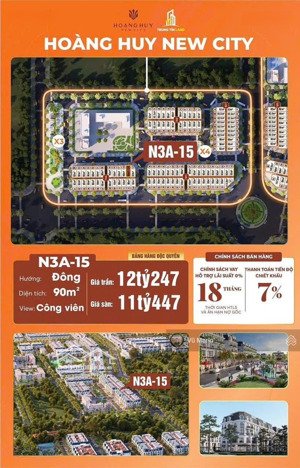 áp góc view nội khu ! quỹ căn độc quyền. new city- phân khu vinh quang