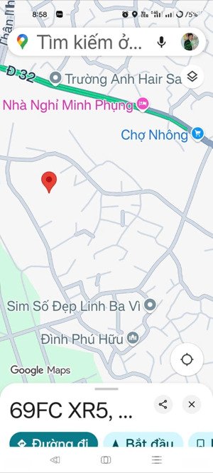 bán lô đất thổ cư cho phân lô, nghỉ dưỡng hoặc trang trại nhỏ tại phú sơn,ba vì