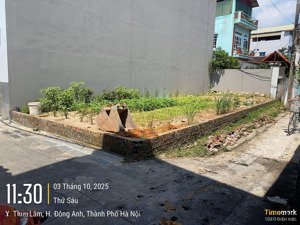 lô góc 2 mặt tiền, ô tô chạy vòng quanh, mạnh tân - thư lâm, gần ngay đề án của vinhomes thư lâm