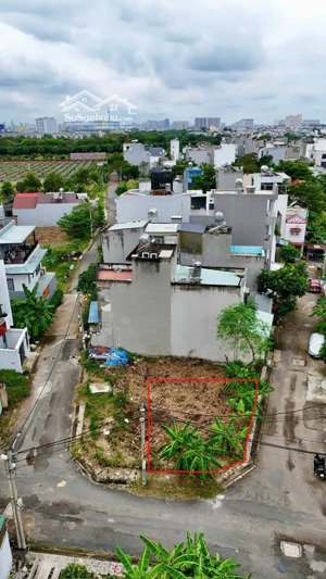 bán đất đường trường lưu lô góc 2 mặt tiền,dt 81,3m2 nở hâu tài lộc giá chỉ 4ti500tr