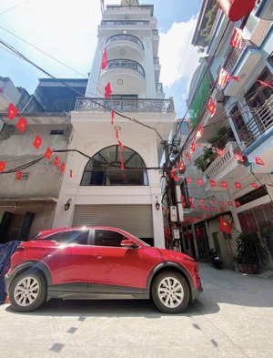 lô góc 2 mặt ngõ 6 tầng thang máy ô tô vào nhà - dt 55m2