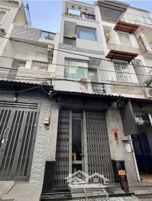 mặt tiền đẹp giá tốt - ngay kdc bình phú - nhà 4 tầng kiên cố - 30m2 - sổ đẹp hoàn công đủ