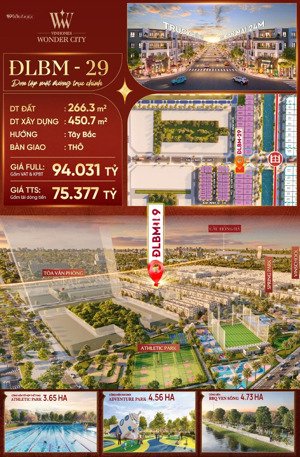 đơn lập vinhomes wonder city (vinhomes đan phượng)