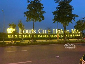cần bán liền kề kđt louis city hoàng mai,93m2x 5 tầng. giá 32tỷ