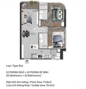 bán căn 1pn block a5 eaton park mai chí thọ, giá all in 7.5 tỷ, liên hệ em ngay ạ
