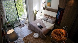 sẵn căn studio 35m2 - ban công thoáng - full nội thất - gần mai chí thọ, sala, đảo kim cương