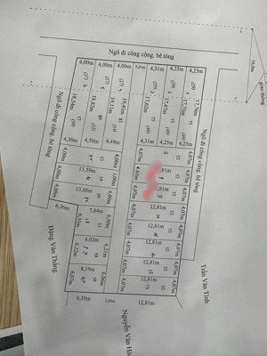 20 lô tại hy tái, hồng thái ngõ nông giá từ 1,3x tỷ/lô