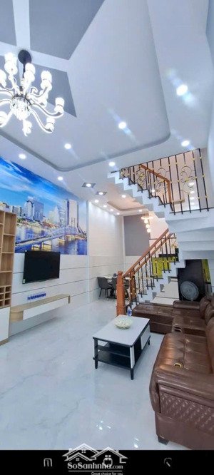 nhà mới 4 tầng hương lộ 2 - hẻm xe tải 1/ - 4 x 13 - nhà xây mới - ngay bốn xã - 5 tỷ hơn