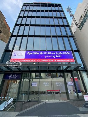 bán toà nhà 20-22 huỳnh mẫn đạt gần trần hưng đạo,15x27m,3000m2 sàn,hđt:680tr/th.giá 240 tỷ