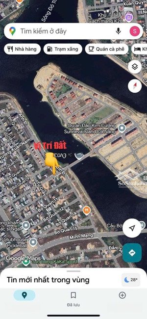 cần bán lô đất đường 10m5 trương quang được - hoà xuân - sát đảo kim cương