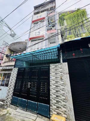 gấp. chdv 4 tầng hẻm oto ngay đh công thương thu nhập 22tr/th. dt 4x14,5. giá 6,6 tỷ hoang công đủ