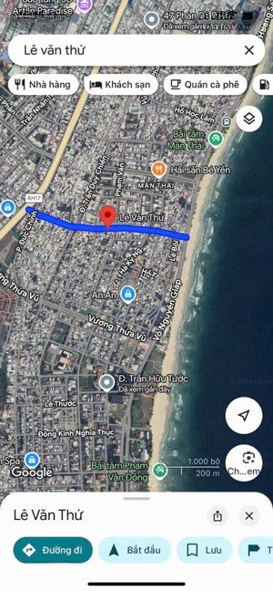 bán lô đất kiệt lê văn thứ, sát chợ mân thái, sơn trà 101m2 giá 5,3 tỷ