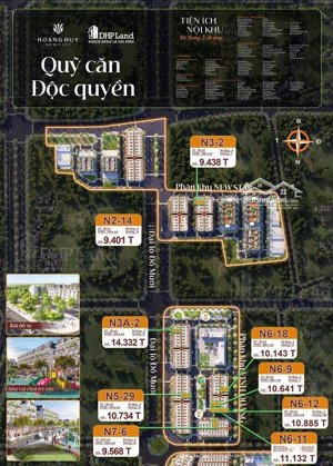 rẻ nhất dự án chỉ 9 tỷ sở hữu ngay liền kề hoàng huy new city diện tích 90m (6x15m)