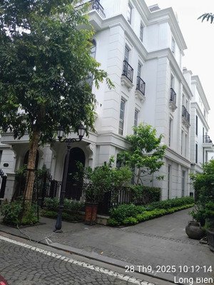 bán liền kề góc 102m2 elegant park villa thạch bàn, long biên