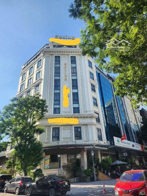 siêu vip, độc nhất vô nhị, building mặt phố trần thái tông, lô góc,210m2, 2 mặt phố trung tâm c.g