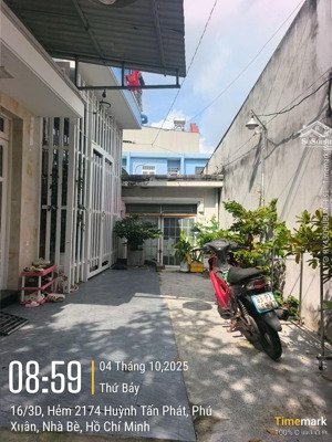 nhà nát giá: 3,2 tỷ, dt: 6*12m, đường huỳnh tấn phát, nhà bè, vào 50m