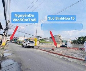 hàng dành cho đầu tư. cần bán lô đất bình hoà 15. dt 84m2 kinh doanh buôn bán đa ngành nghề
