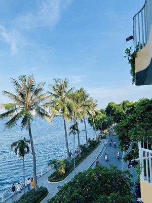 nhà biệt thự sân vườn an ninh tốt không gian hồ tây, 262m2 4 tầng mt: 13m có bể bơi, giá: 72.99 tỷ