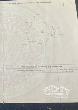 cần bán 754m2 đất, full thổ cư, tại thuý lai, thạch thất