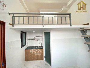 phòng gác cao full nội thất cơ bản cuối lê trọng tấn - ngay ngã tư gò mây thuận tiện cho sv huit