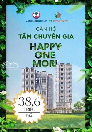nhận giữ chỗ gđ 1 căn hộ happy one mori từ 38,5tr/m2. htls 2 năm, ck 15%. đăng kí xem bảng giá