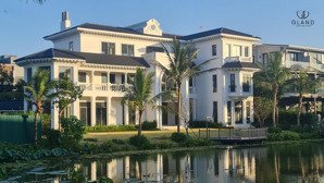 bán biệt thự đảo ecopark grand 1000m² - căn dinh thự góc siêu vip, 2 mặt sông dài 60m