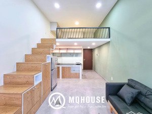 cho thuê căn hộ dịch vụ dạng duplex (có gác) ban công-thang máy-bảo vệ 24/24 gần vòng xoay dân chủ