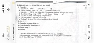 bán đất 2 mặt tiền 1/ đường thạnh lộc 19 dt 17x55m thổ cư 100% giá rẻ shr