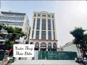 chủ cần bán toà nhà văn phòng 2 hầm 8 tầng mặt tiền đường xuân thuỷ, p. thảo điền, quận 2