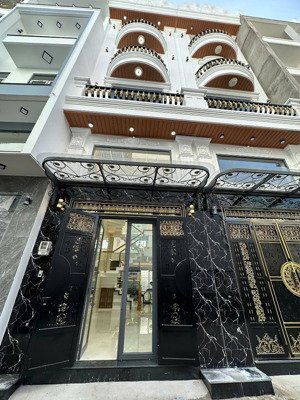 hẻm xe hơi - ngã tư 4 xã - hương lộ 2 - giáp tân phú - nhà mới đẹp 5 tầng - 56m2 - 4x14m, 4 pn,5wc