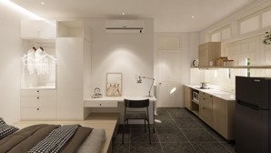 cho thuê căn hộ 1 phòng ngủ có ban công đầy đủ nội thất an phú, quận 2