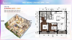 còn 1 căn hộ giá tốt - tầng cao 2.x tỷ fiato air city 79m2/2pn/2wc block g2 (đã xây) nhơn trạch dn